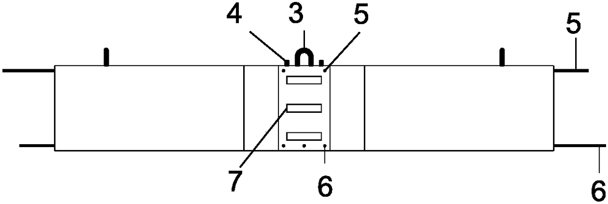 Assembly type framework beam anchor cable supporting structure and construction method thereof