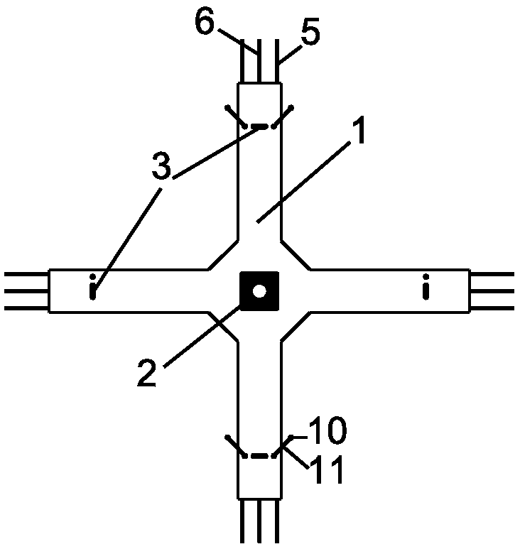 Assembly type framework beam anchor cable supporting structure and construction method thereof