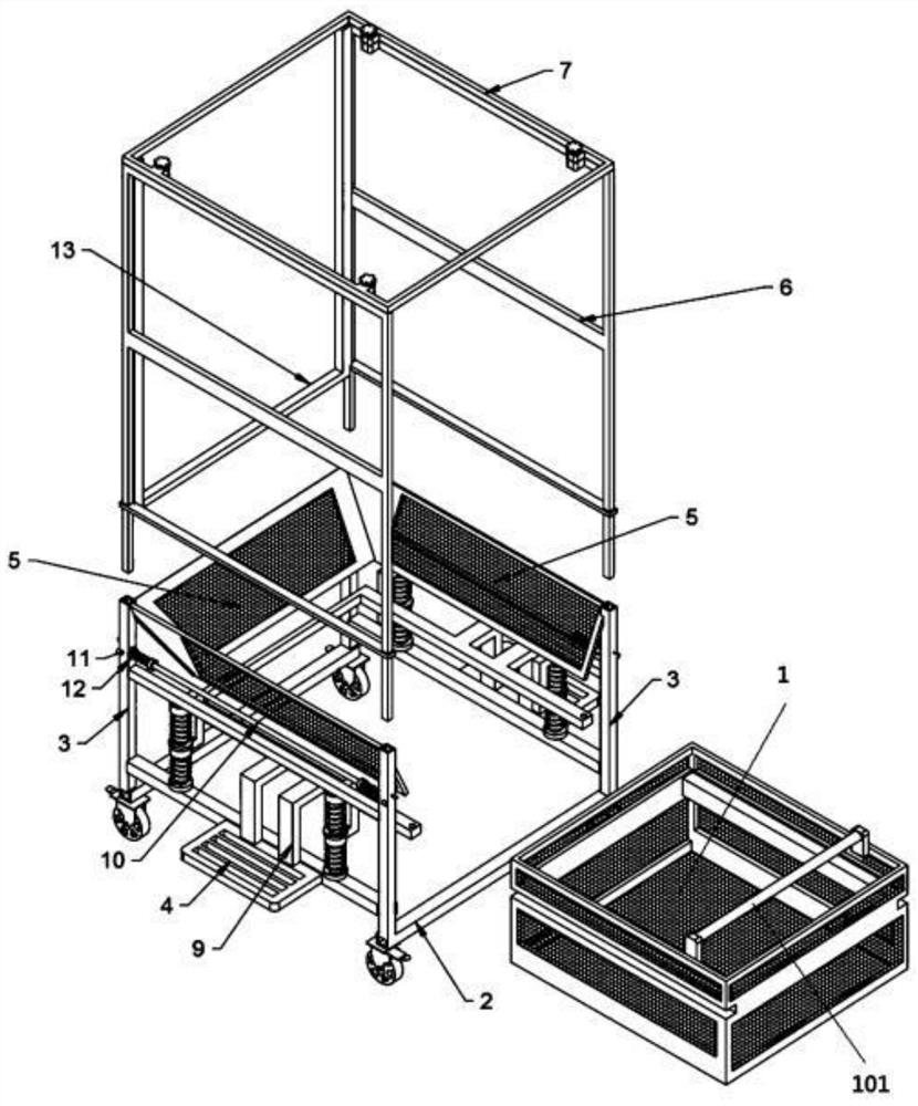 A hand-picking and holding device for peanuts used in agriculture