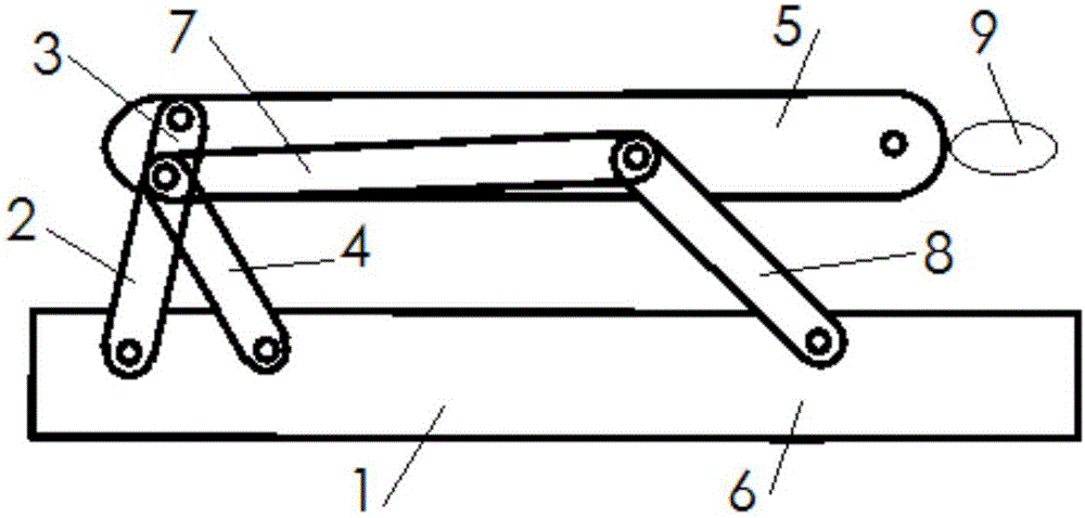 Rear-row seat folding mechanism capable of giving way backwards