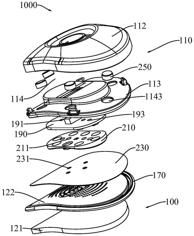 Gel assembly, massage head, neck massage instrument and wearable massage equipment