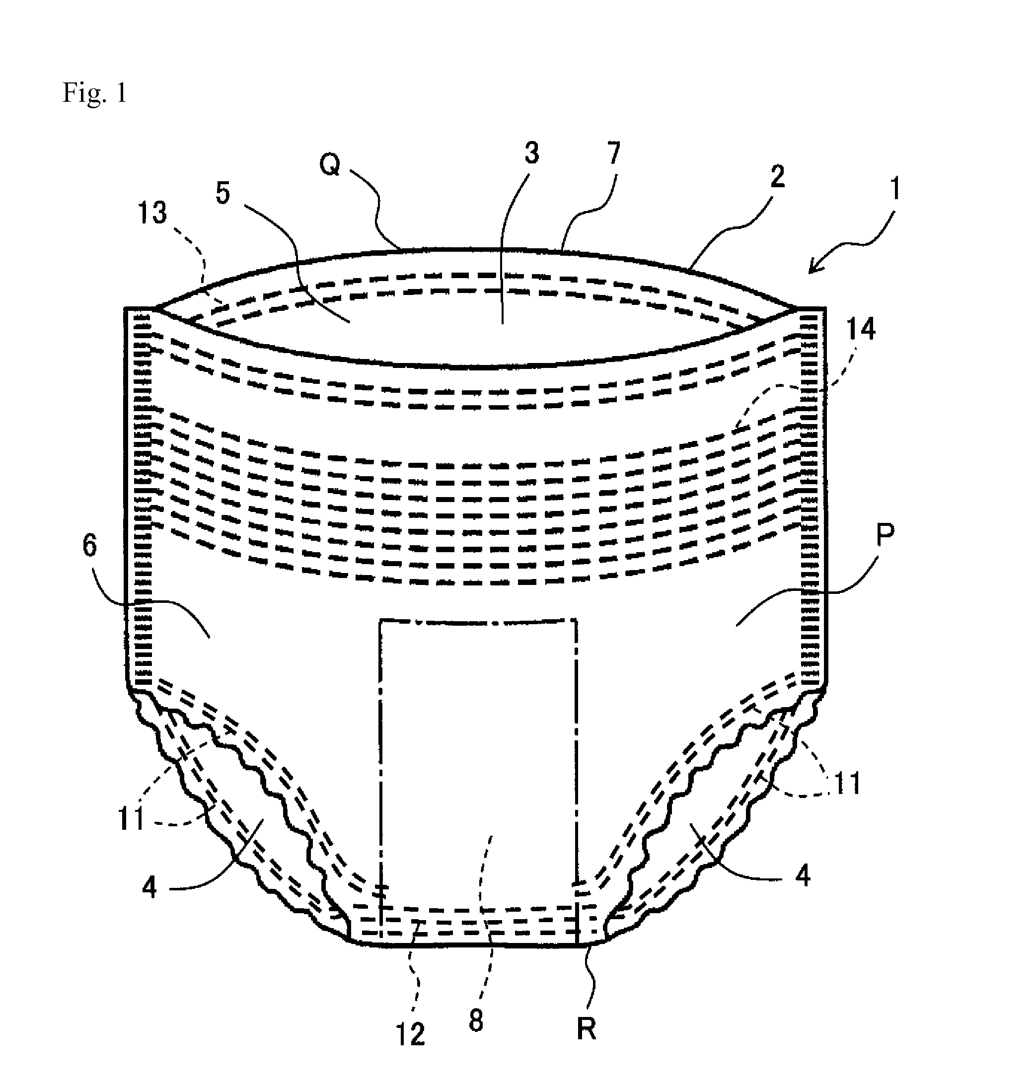 Disposable pants-type diaper