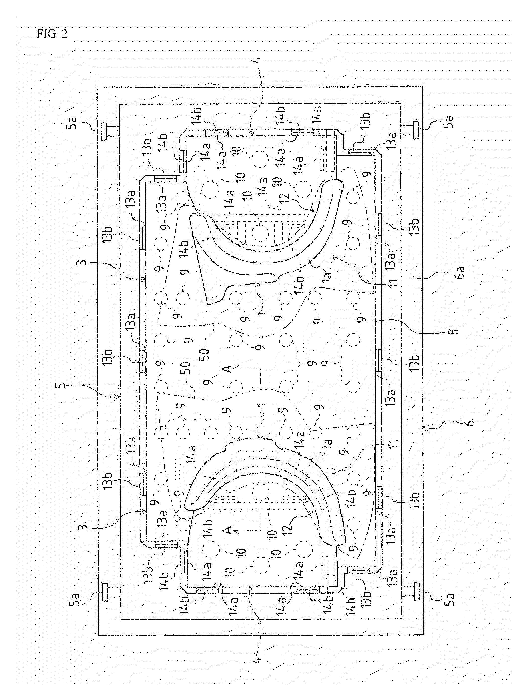 Press-processing method, and press-processing apparatus