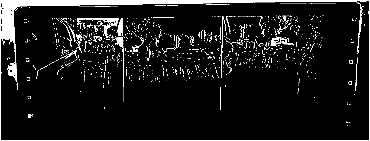 Method for achieving multi-image video combined display of commercial vehicle blind area