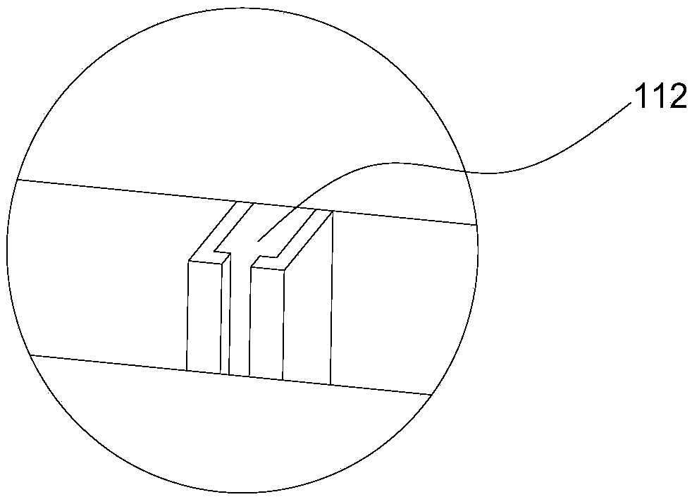 Electrophoresis tank convenient to fix rubber making plate