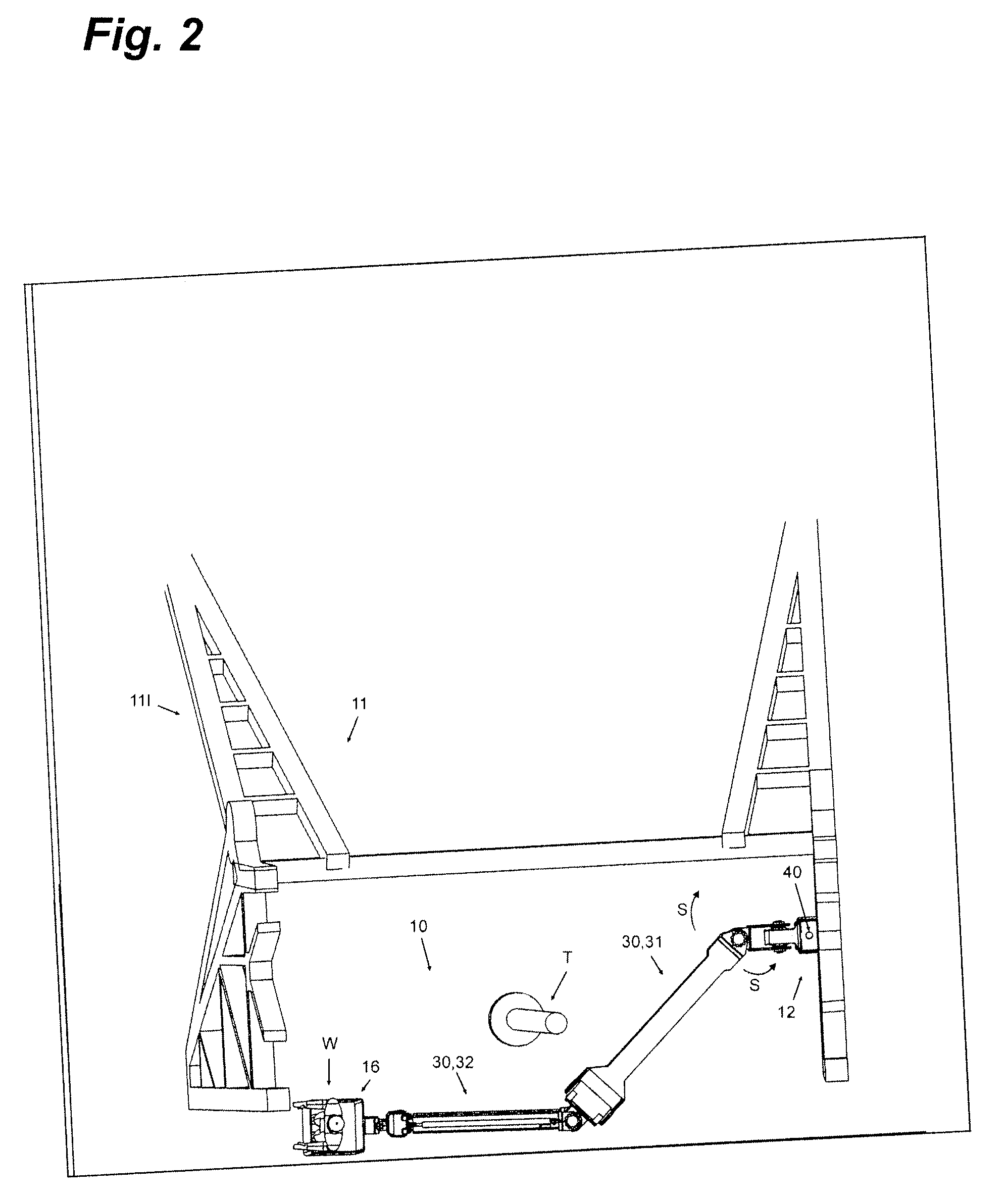 Adjustable work platform for pipe and casing stabbing operations