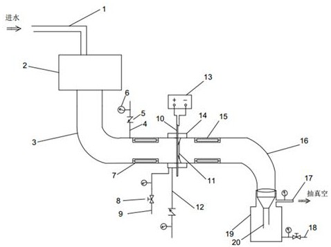 Method and device for advanced treatment of wastewater with pvdf/zno piezoelectric ultrafiltration membrane coupled with advanced oxidation technology