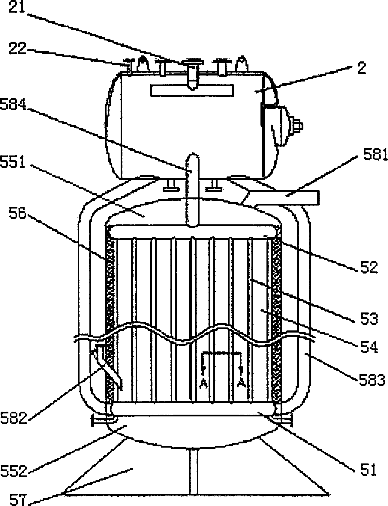 Equipment for recovering and utilizing heat energy generated by phosphor combustion and system for preparing phosphor acid by hot method