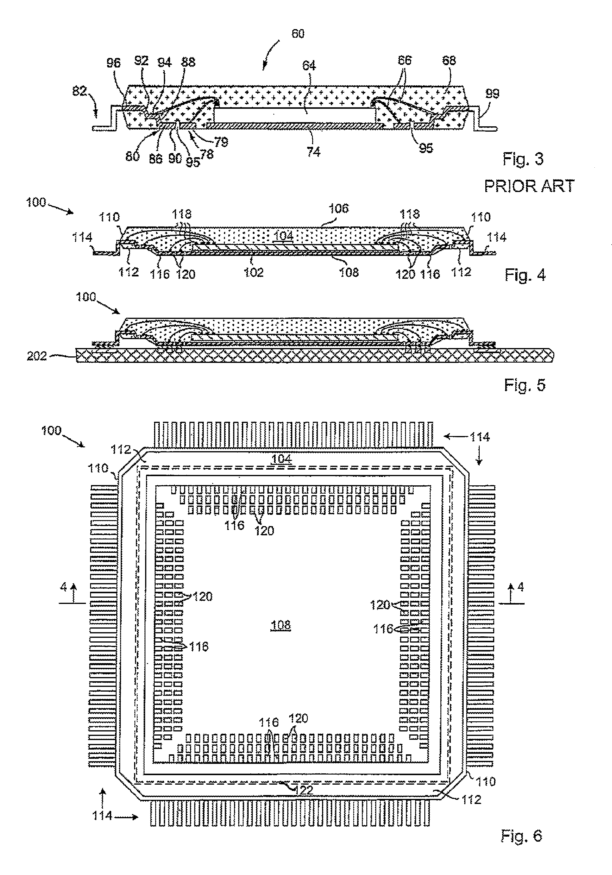 Quad flat semiconductor device with additional contacts