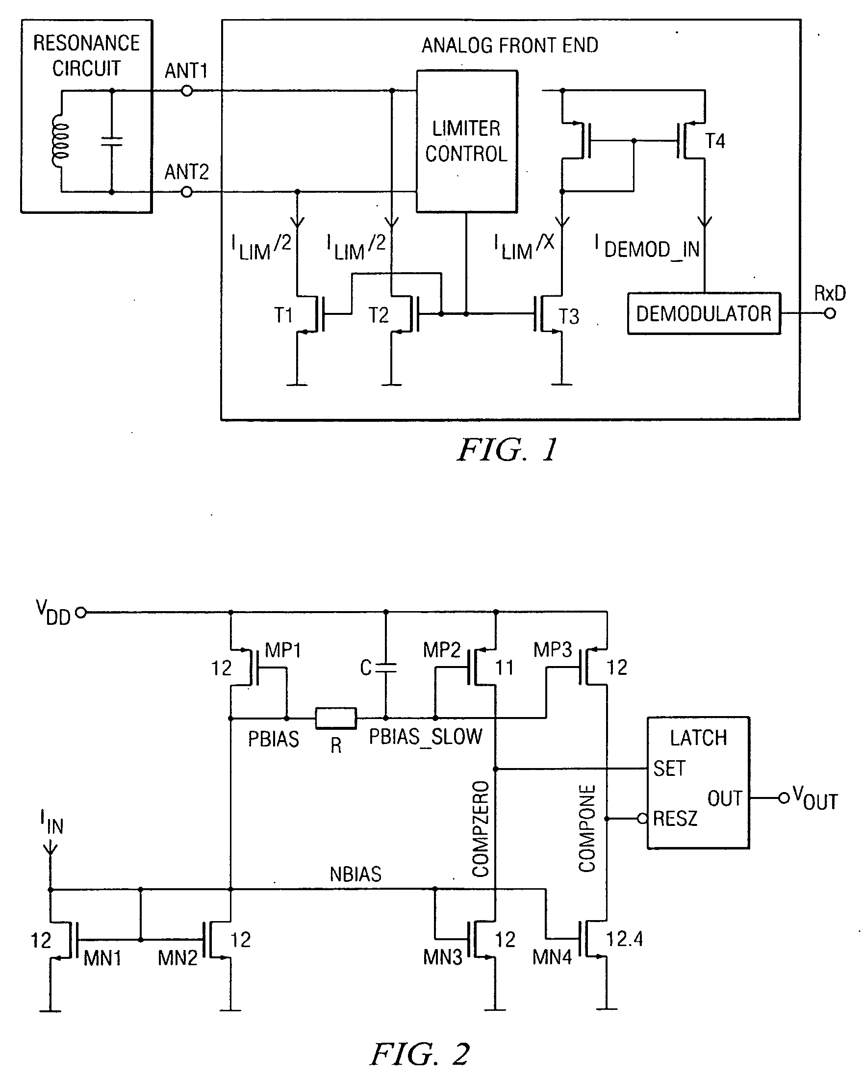 High dynamic range ask demodulator for use in an RFID transponder