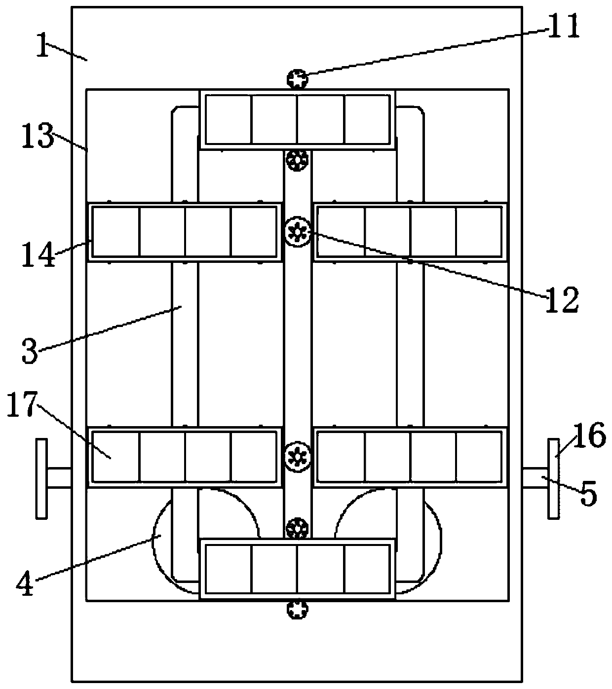 Rotatable up and down lifting bookcase