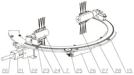 A robot for cleaning and detecting insulators of high-voltage transmission lines