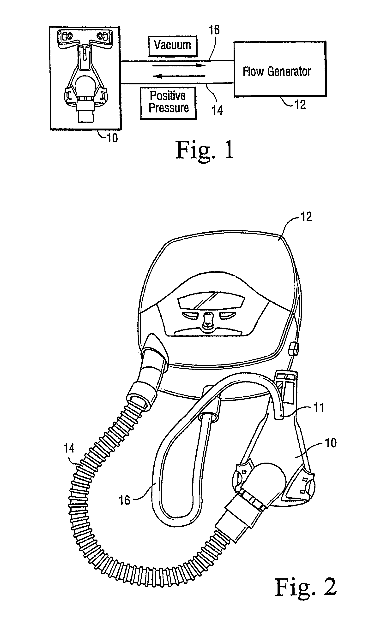 Ventless mask CPAP system