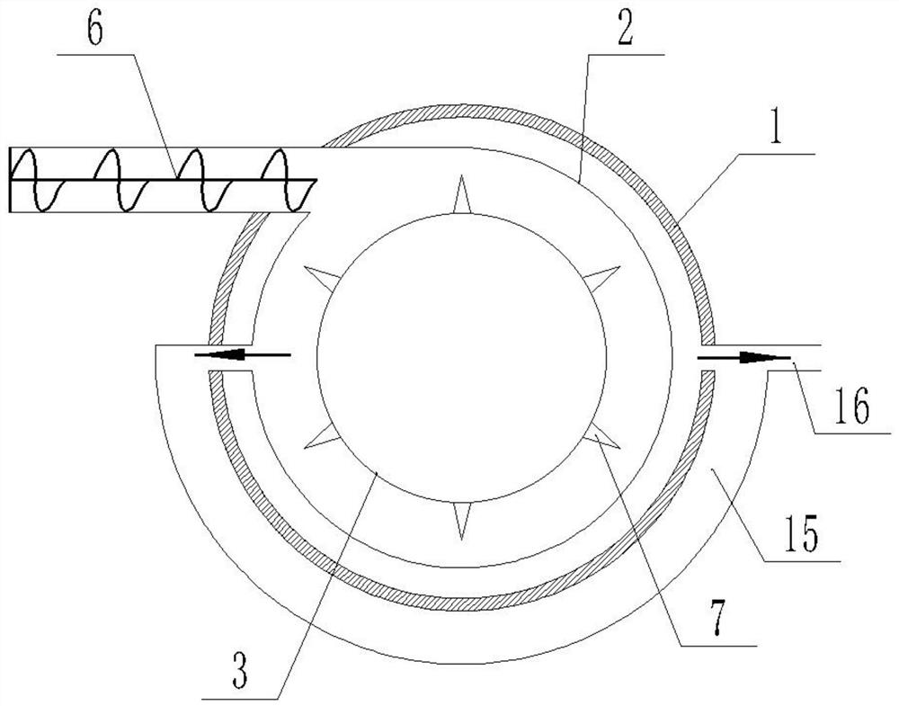 Self-heating vertical axial flow roller ablation pyrolytic reaction device