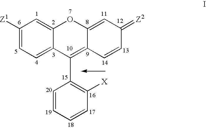 Atropisomers of asymmetric xanthene fluorescent dyes and methods of DNA sequencing and fragment analysis