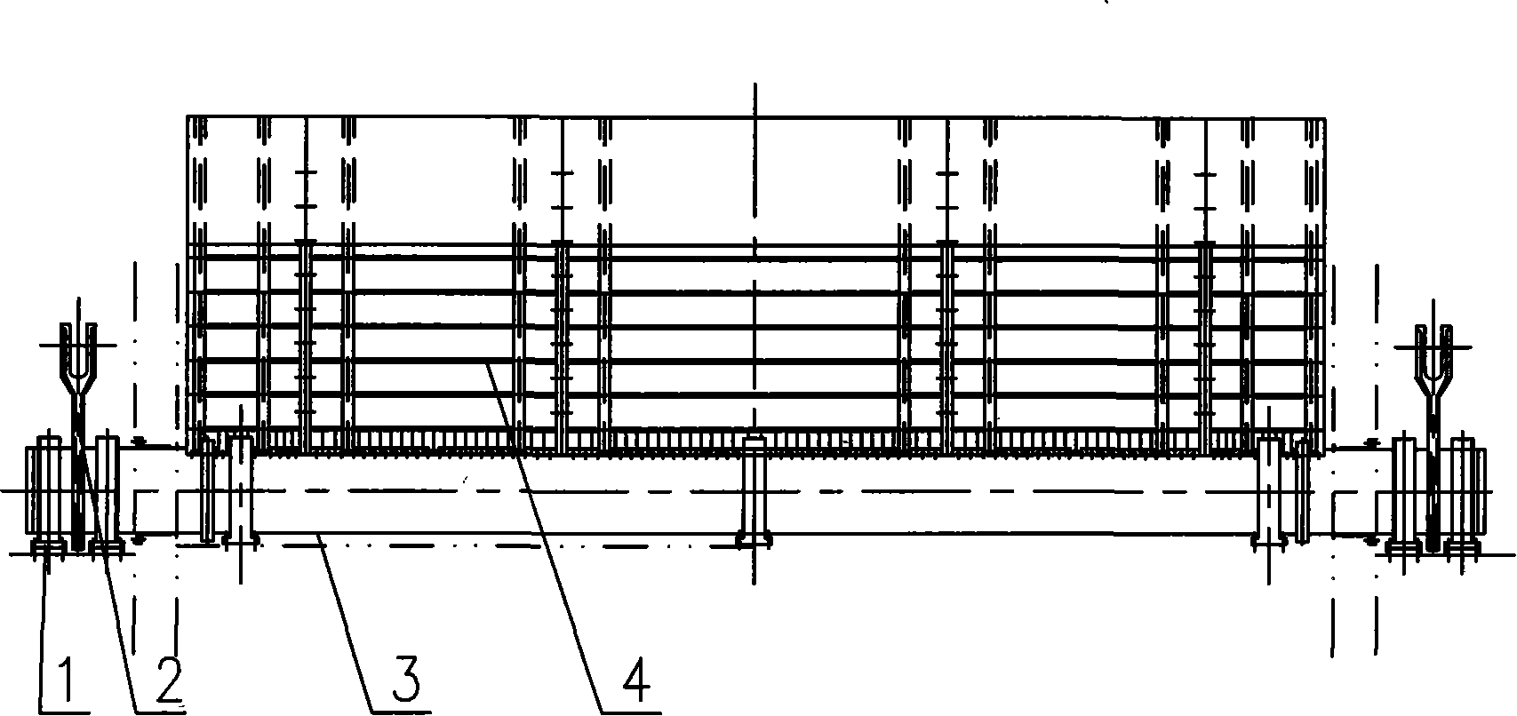 Steel dam anchor gate