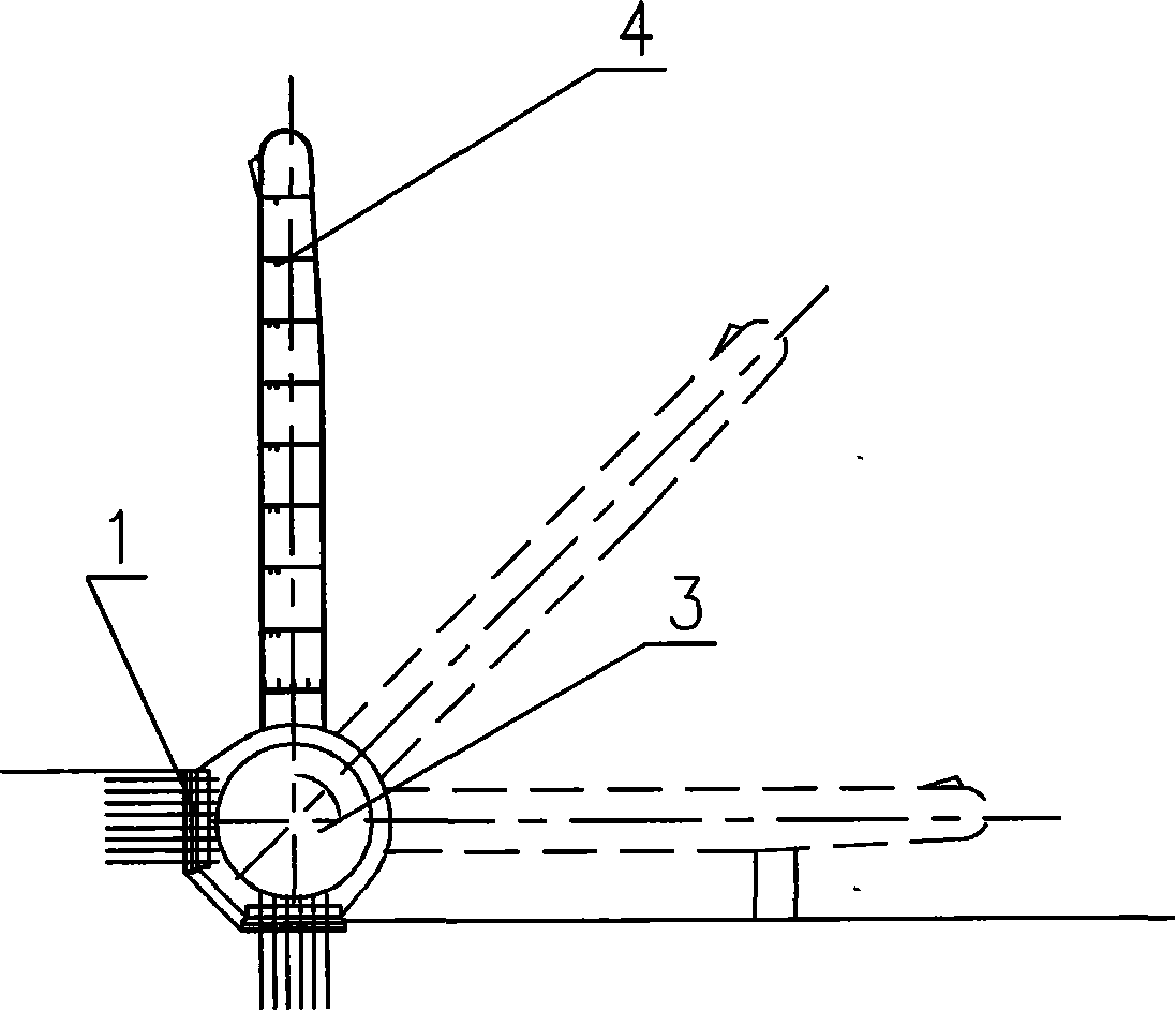 Steel dam anchor gate