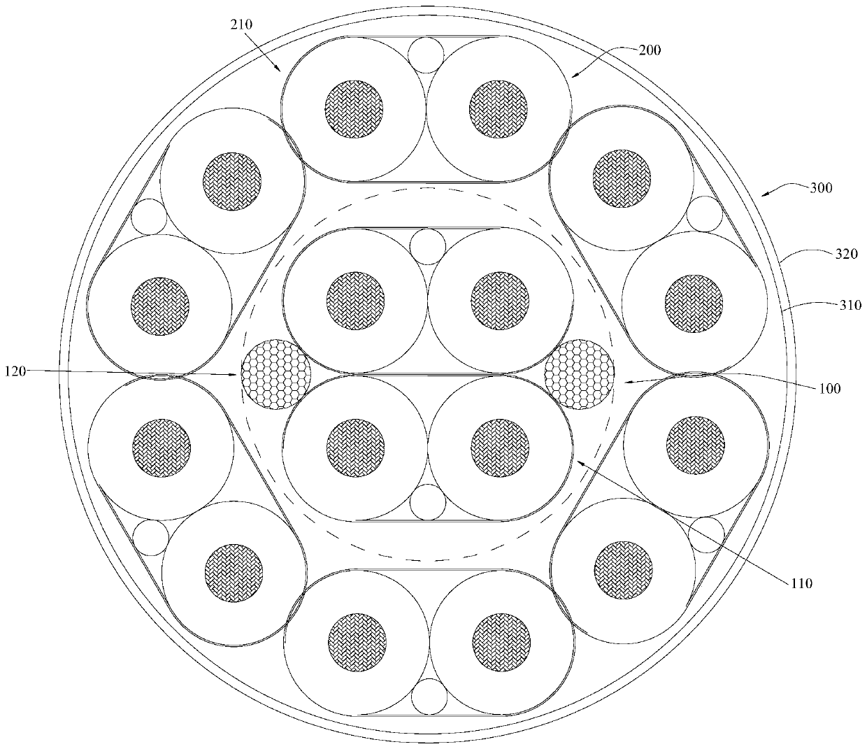 Parallel single-ground-wire ultrasoft wire