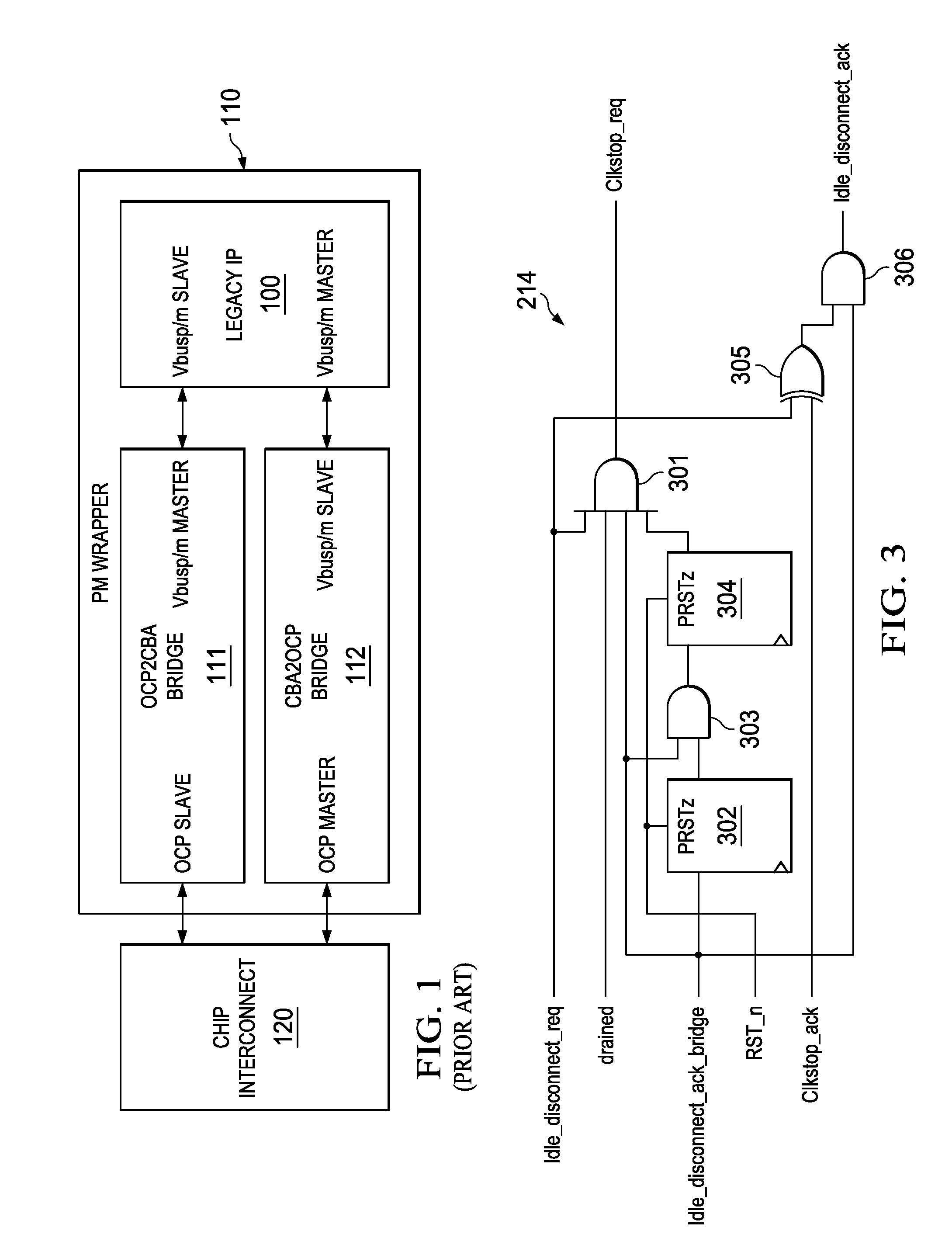 Adapting legacy/third party IPs to advanced power management protocol