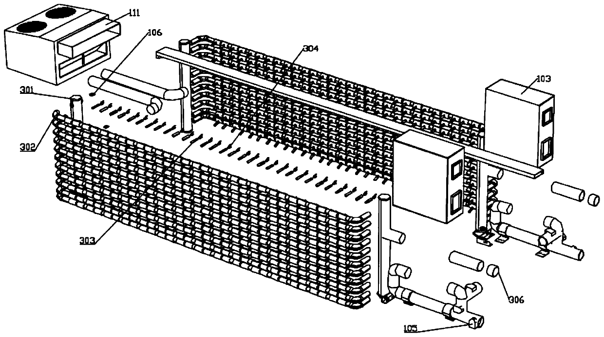 Thermal management and fire-fighting system equipment for electrochemical energy storage square cabin