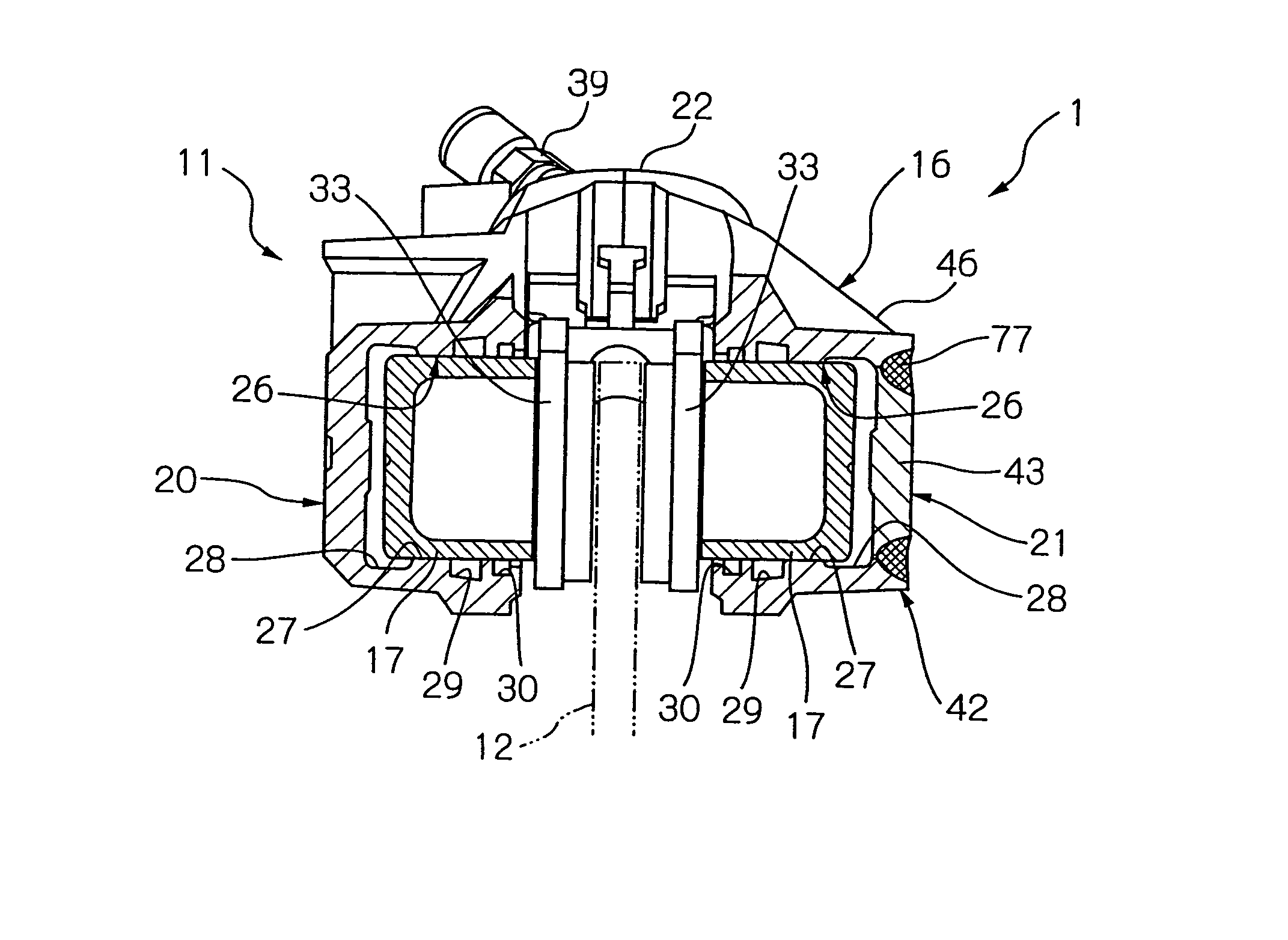 Cylinder apparatus and disk brake