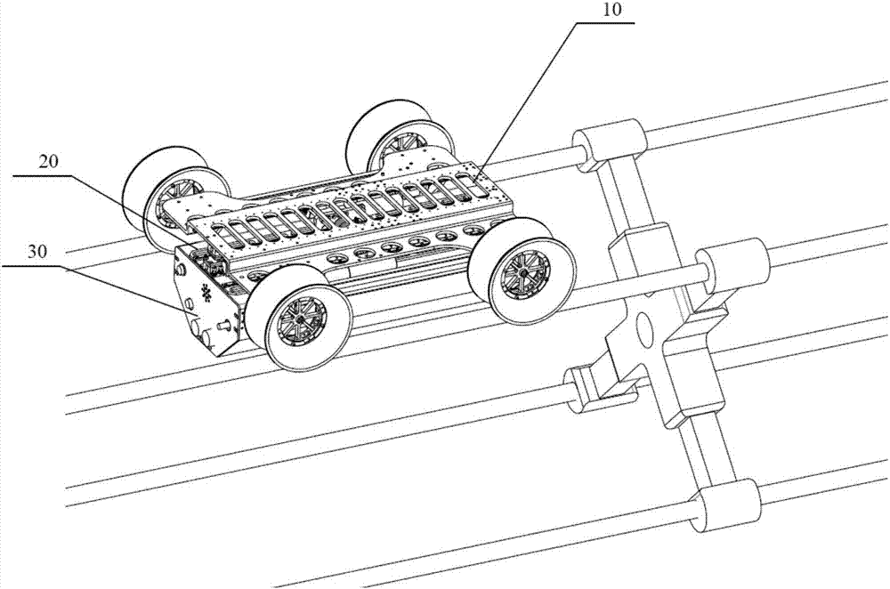 Line patrol robot based on center of gravity adjustment