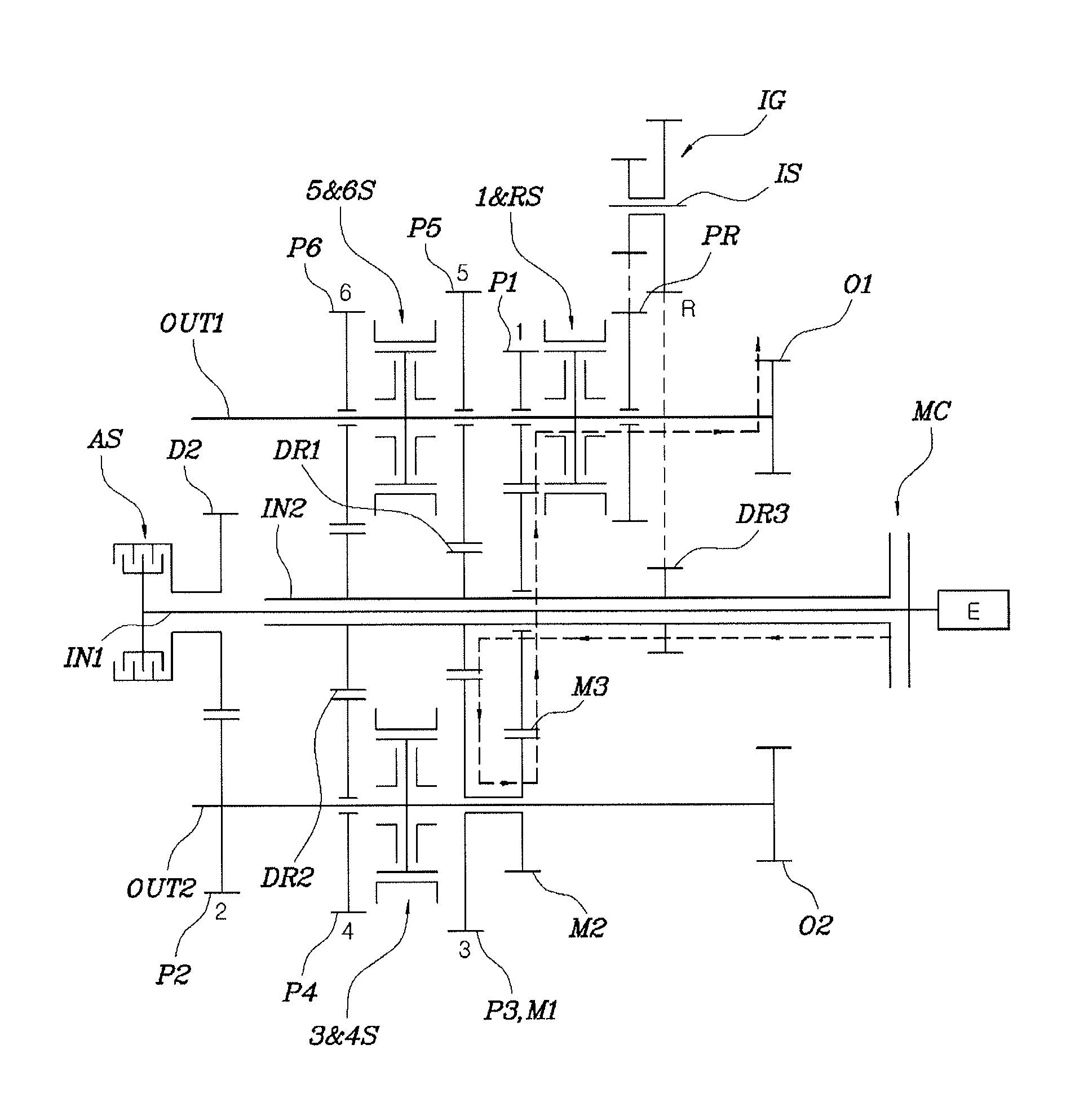 Transmission for vehicle