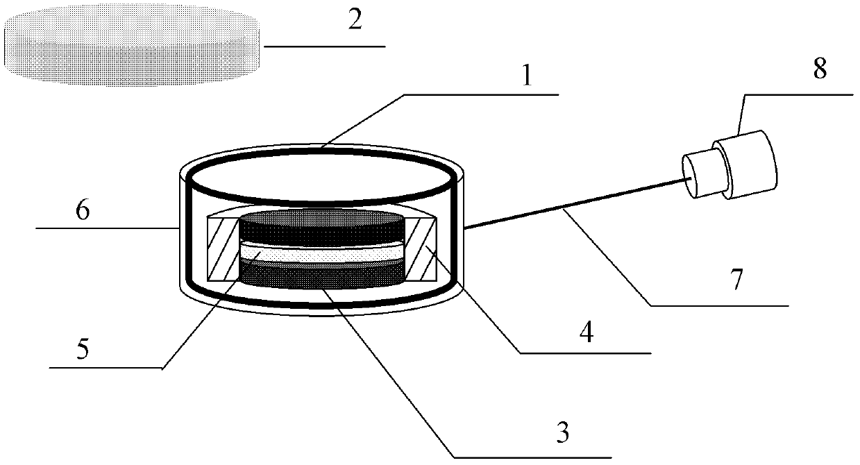 Electromagnetic interference preventing embedded type multifunctional piezoelectric intelligent aggregate of concrete structure