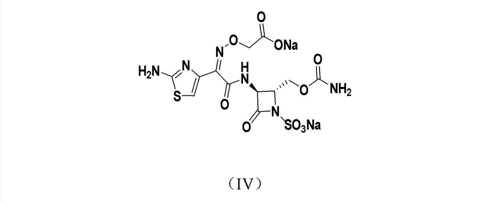 Synthetic method of Carumonam sodium