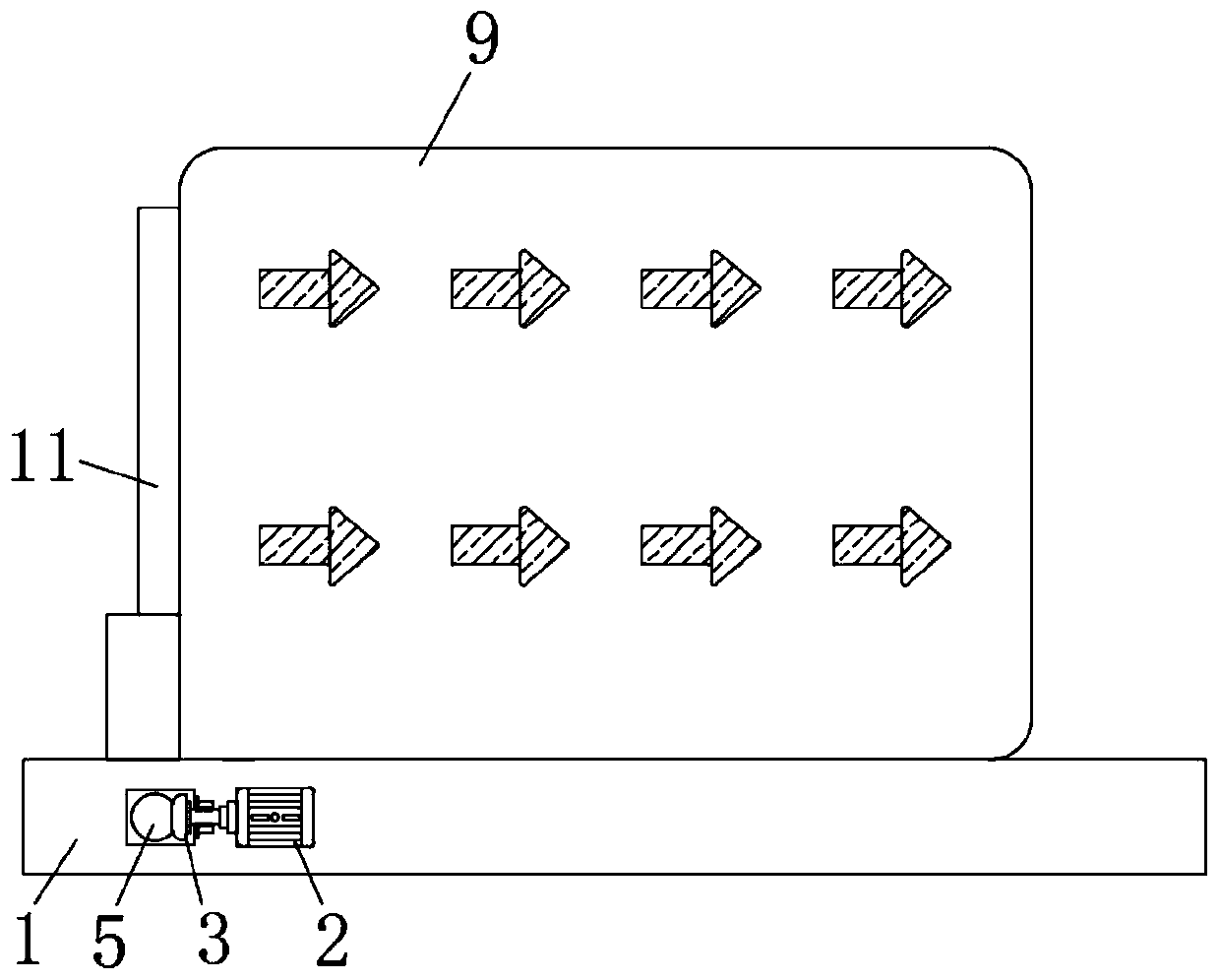 Protective fence for bridge plate for roll-on roll-off ship getting on and getting off vehicle