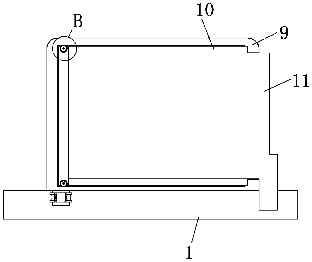 Protective fence for bridge plate for roll-on roll-off ship getting on and getting off vehicle