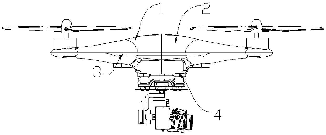 A kind of unmanned aerial vehicle platform waterproof structure and waterproof method