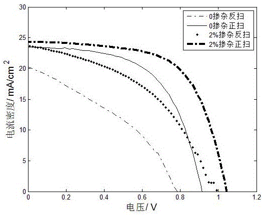 Ion-doped perovskite solar cell and manufacturing method thereof