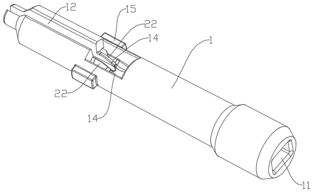 Prefabricated optical cable connector assembly, manufacturing method and tool