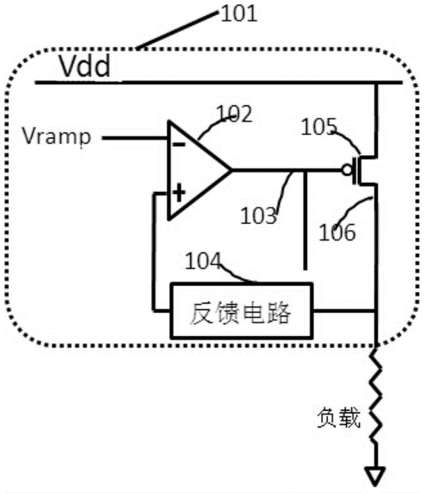 Power control method for improving power amplifier switch spectrum and circuit thereof