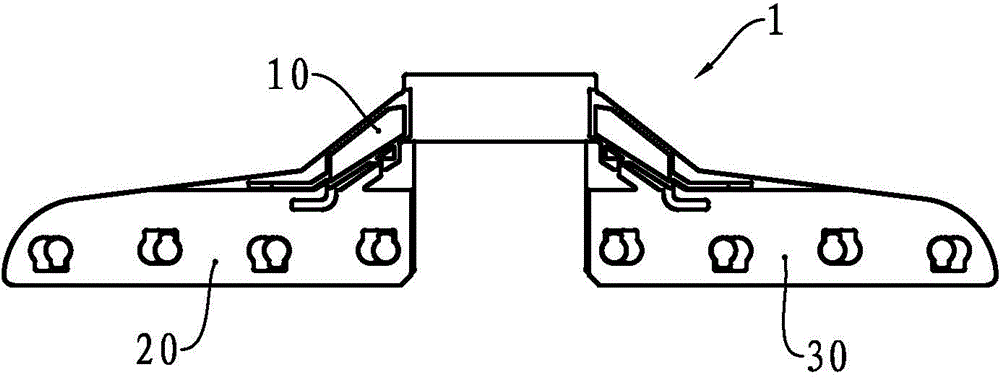 Supporting part for urine collecting device