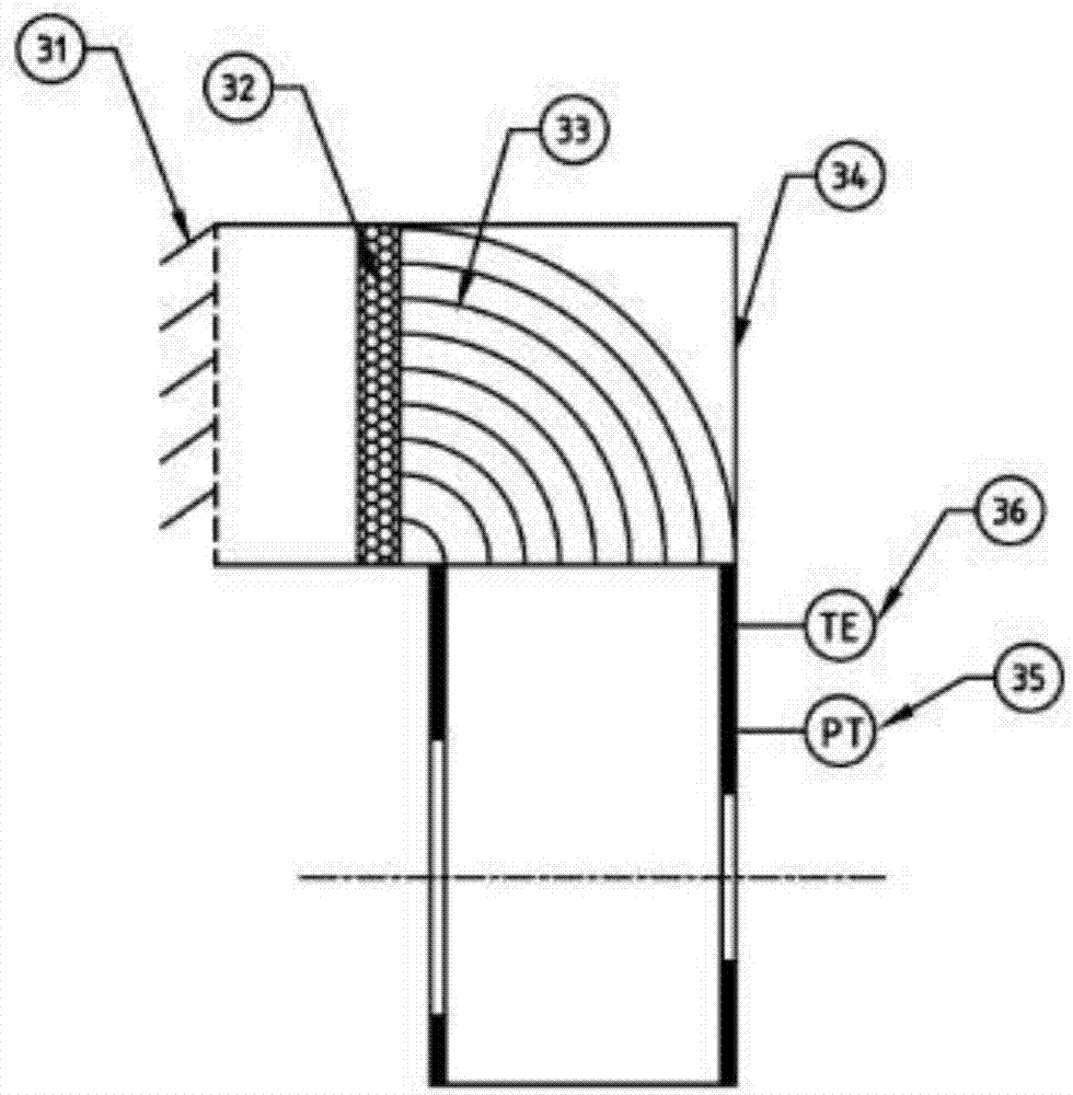 Gas turbine compressor vibration simulation test bed