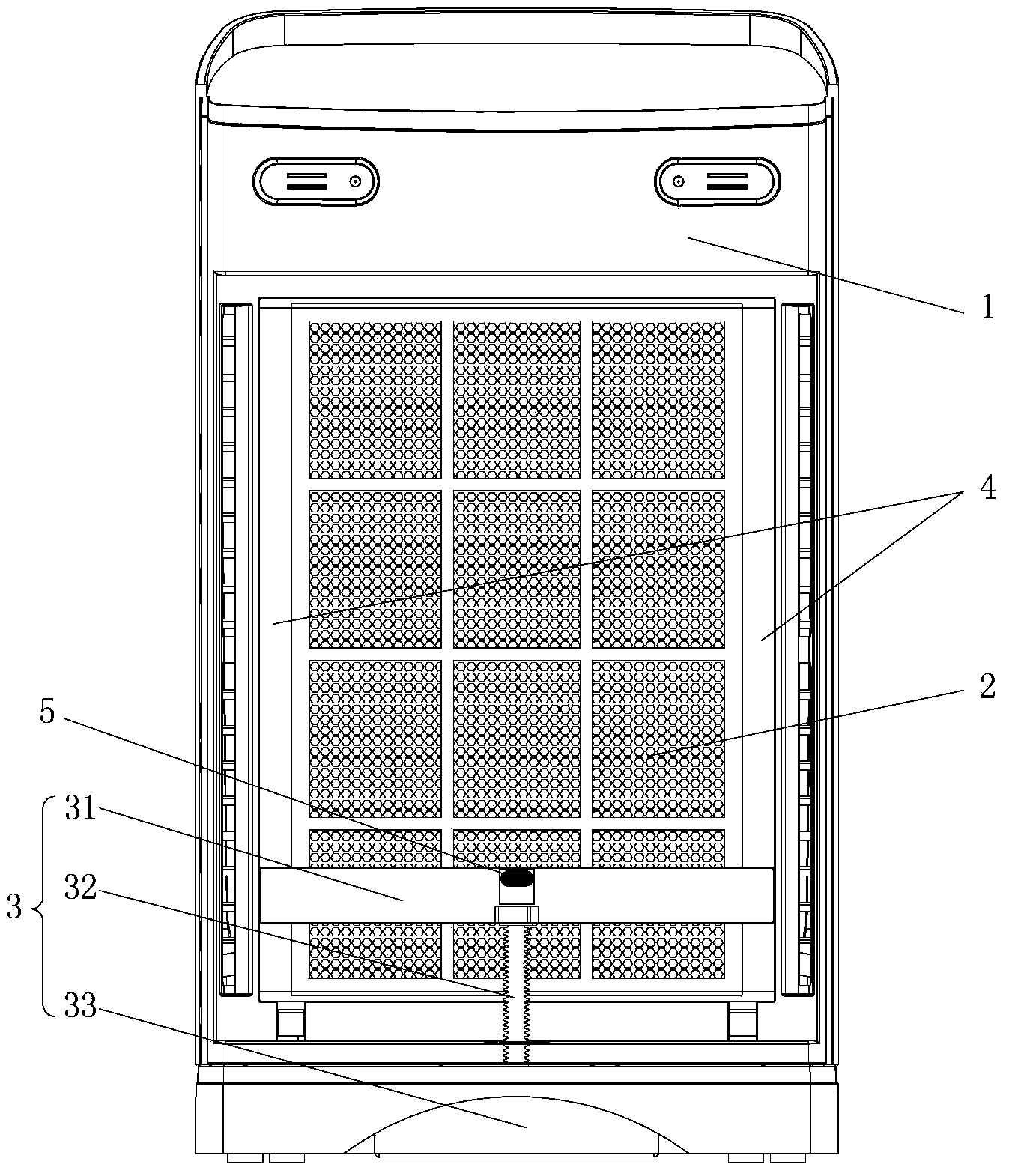 Air purifier capable of automatically removing dust