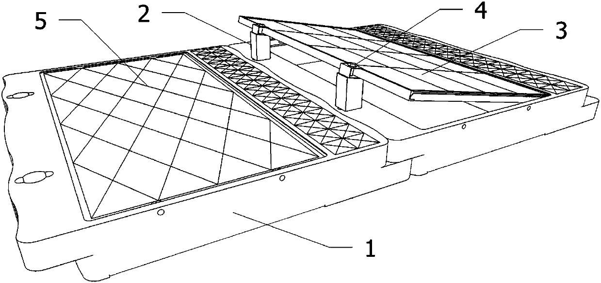 Integrated assembled water surface photovoltaic power generation system and its installation method