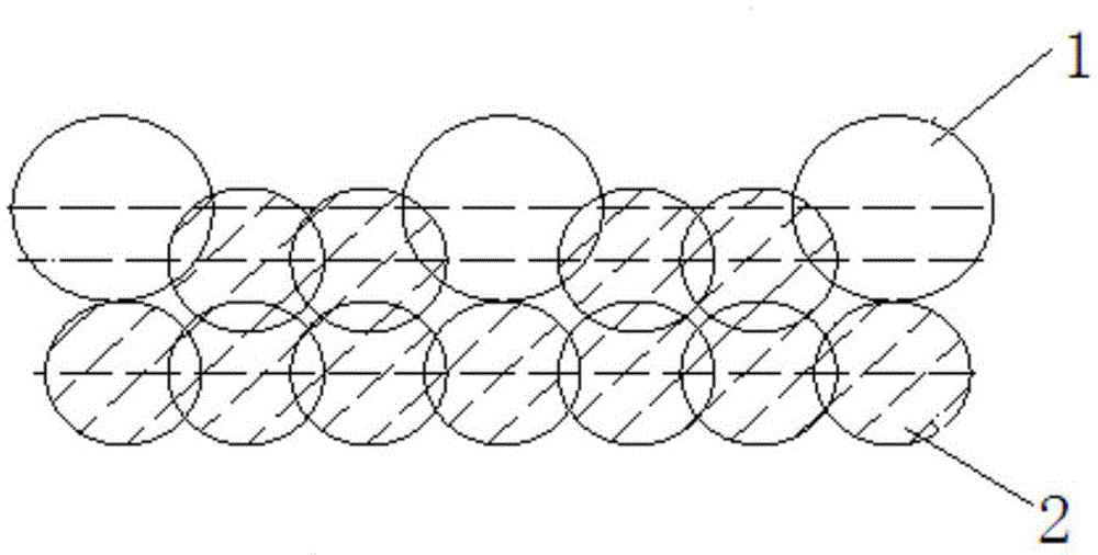 Construction method of combined support for deep foundation pit with high water level and large particle size sand and gravel