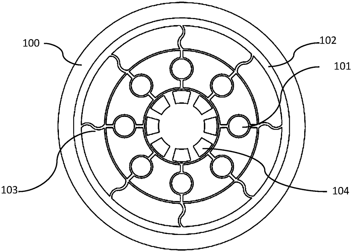 Internally-driven circular beam resonance micro-gyroscope of nickel electrode