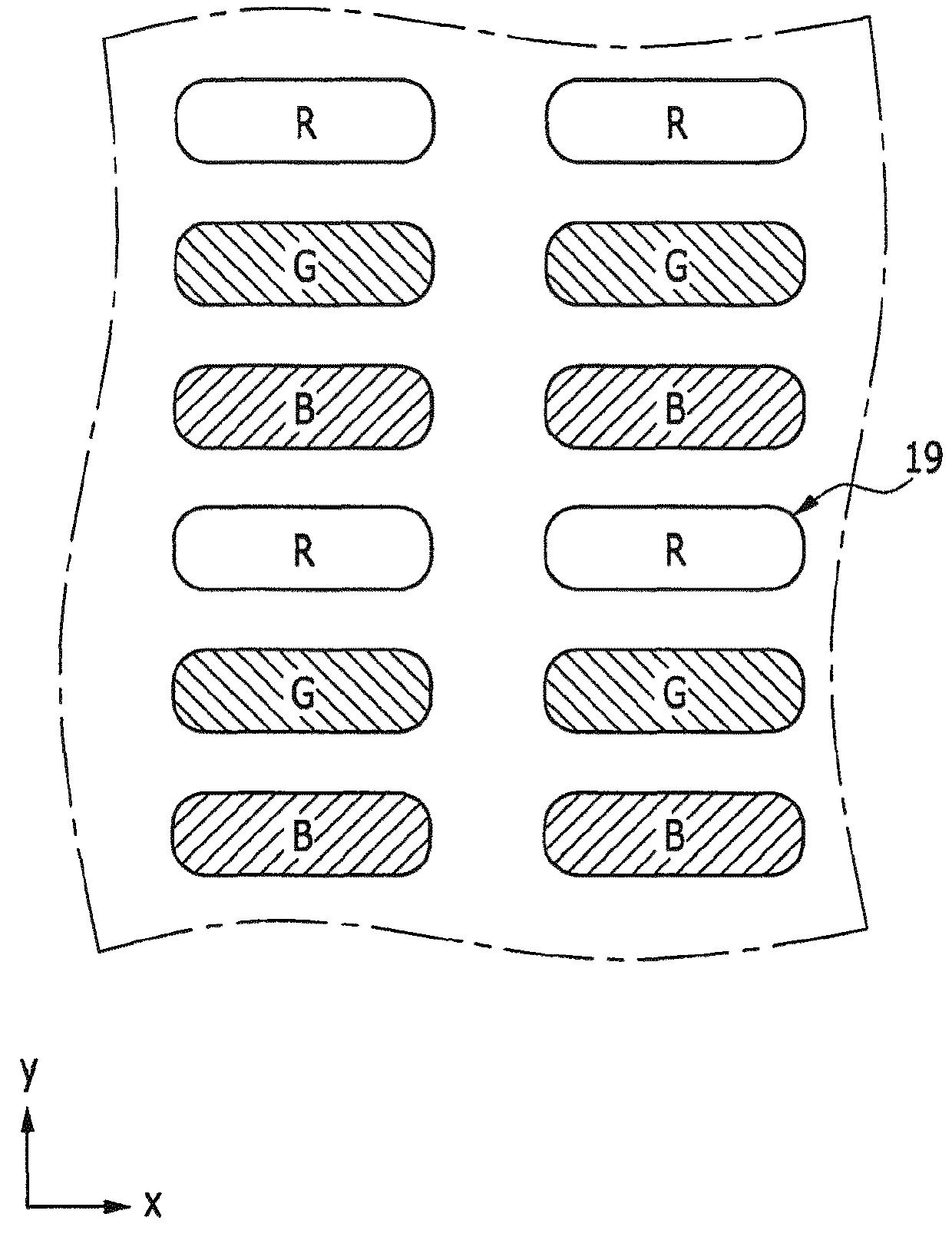 Laser induced thermal imaging device and laser induced thermal imaging method