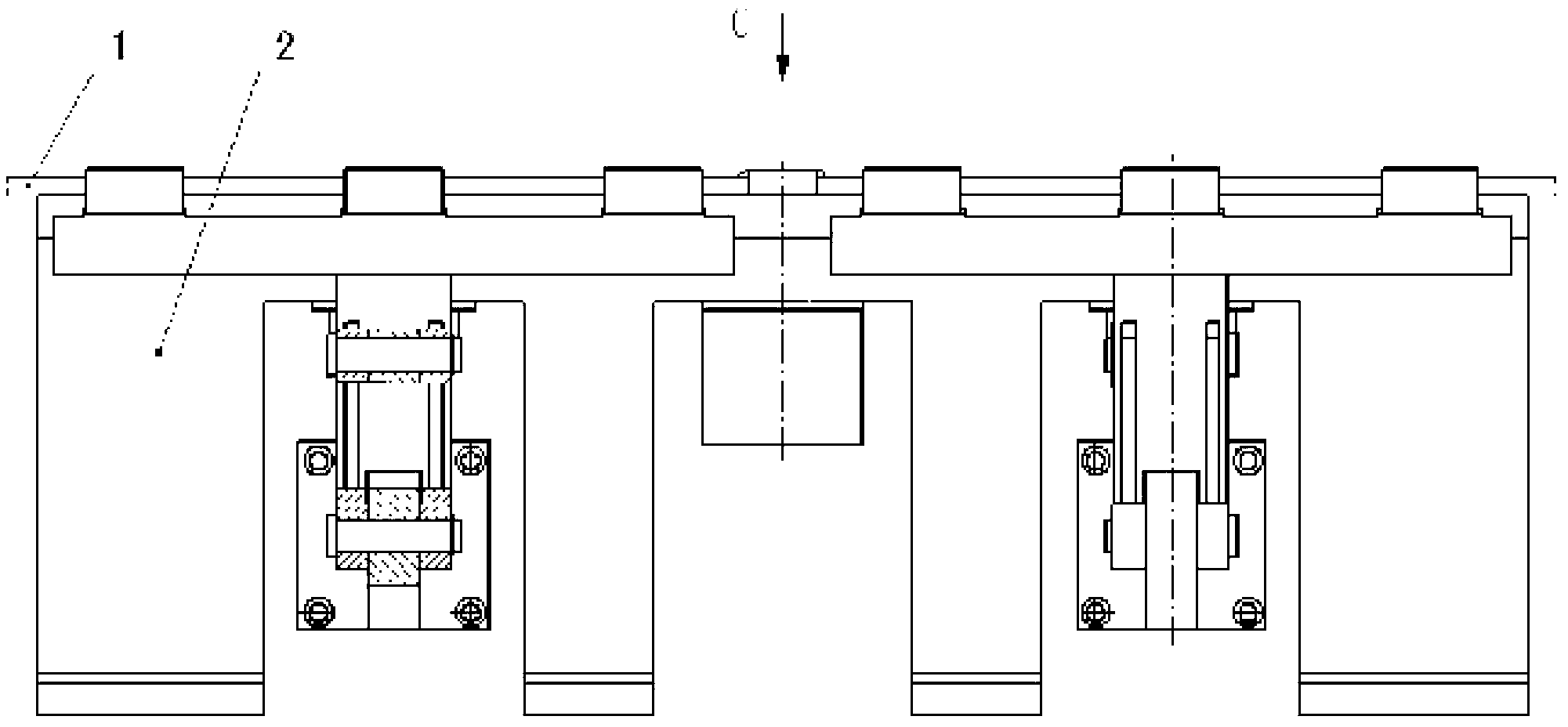 Fixture for steam turbine generator rotor coil vent hole machining