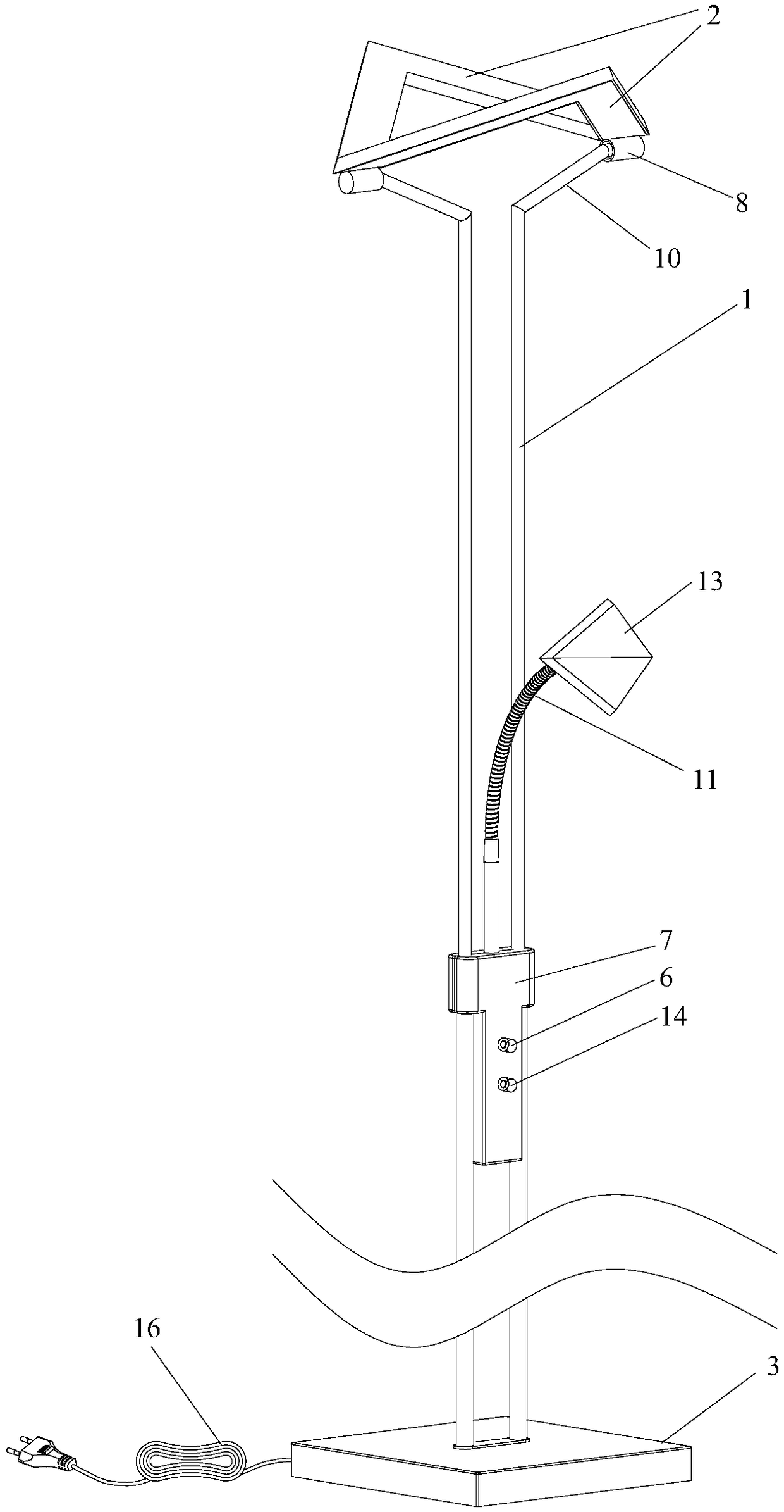 Lamp capable of realizing stepless dimming