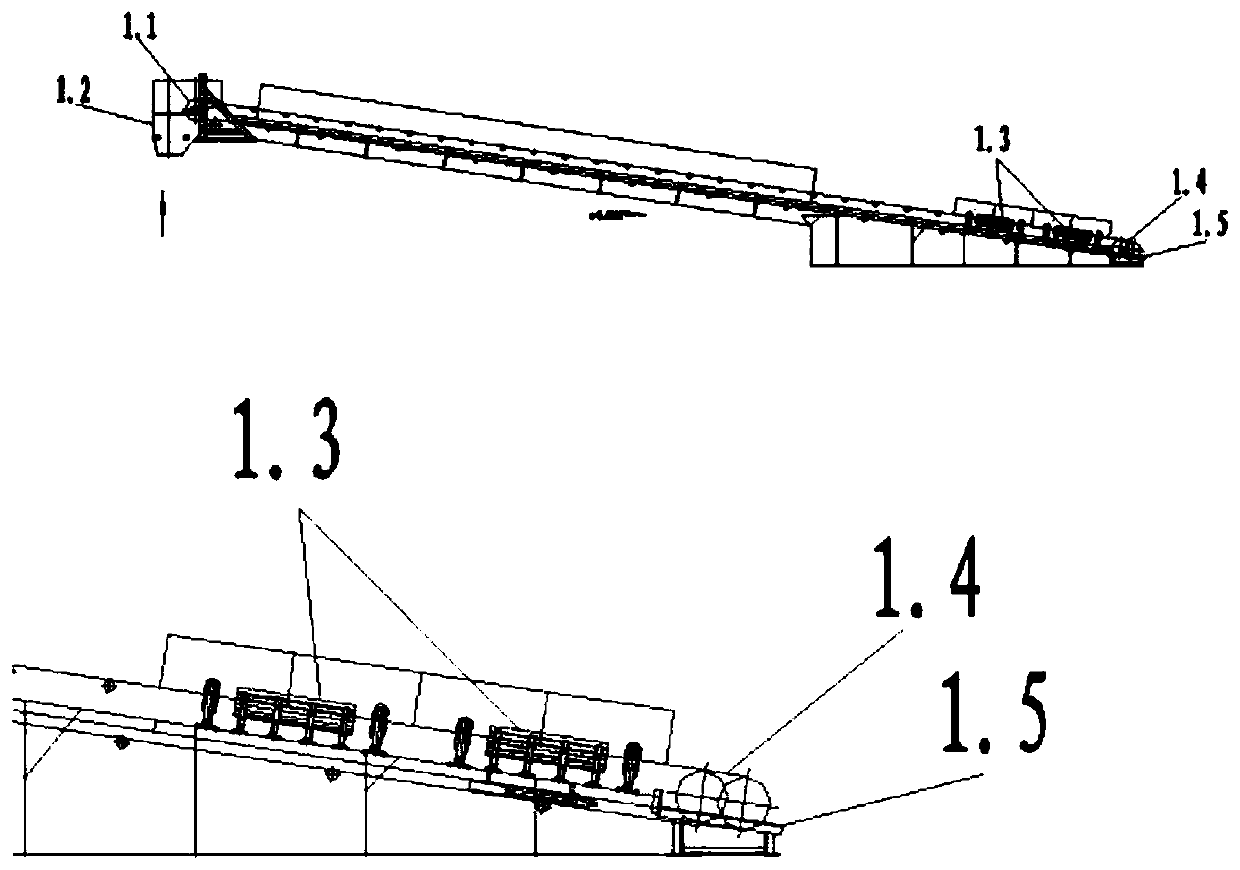 Tensioning device of belt conveyor and use method of tensioning device