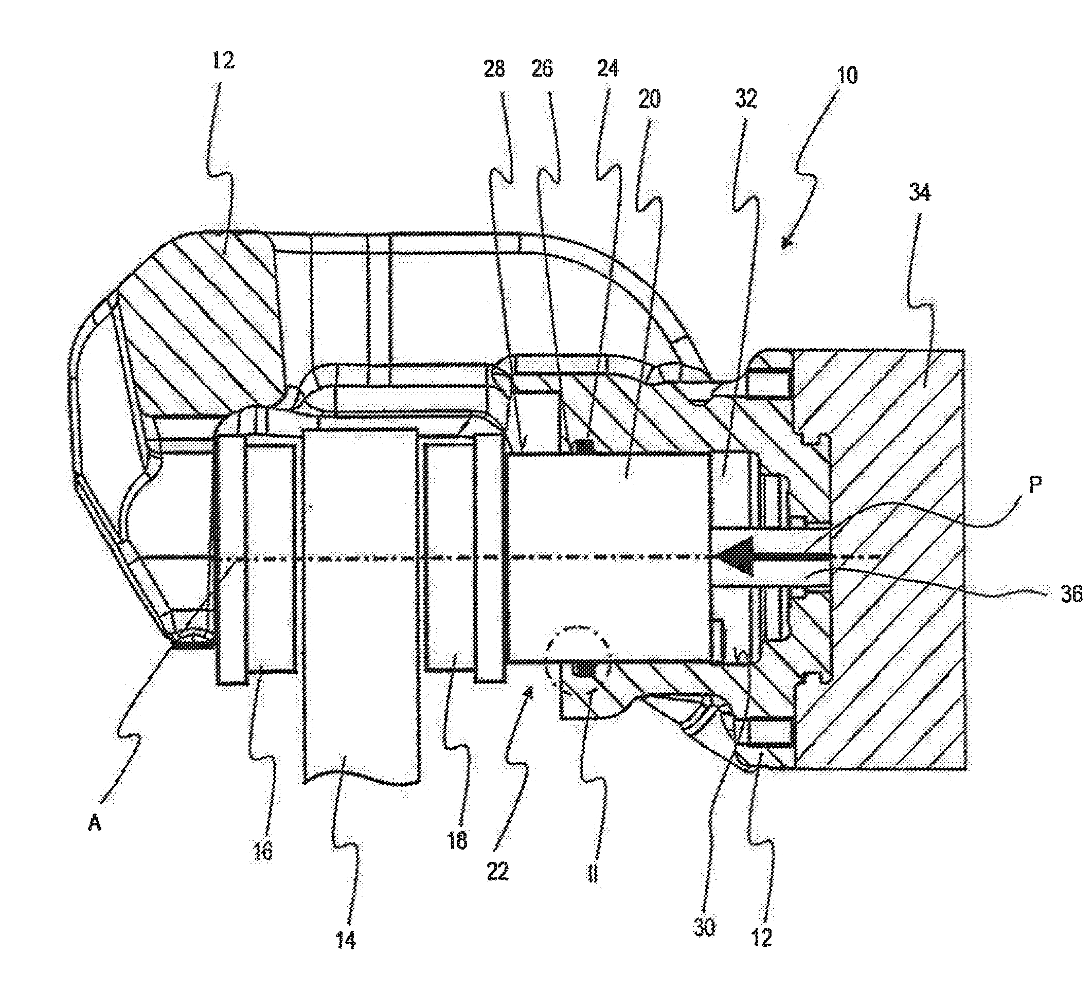 Disc Brake for a Motor Vehicle, Having a Sealing Arrangement Designed for an Electronic Parking Brake