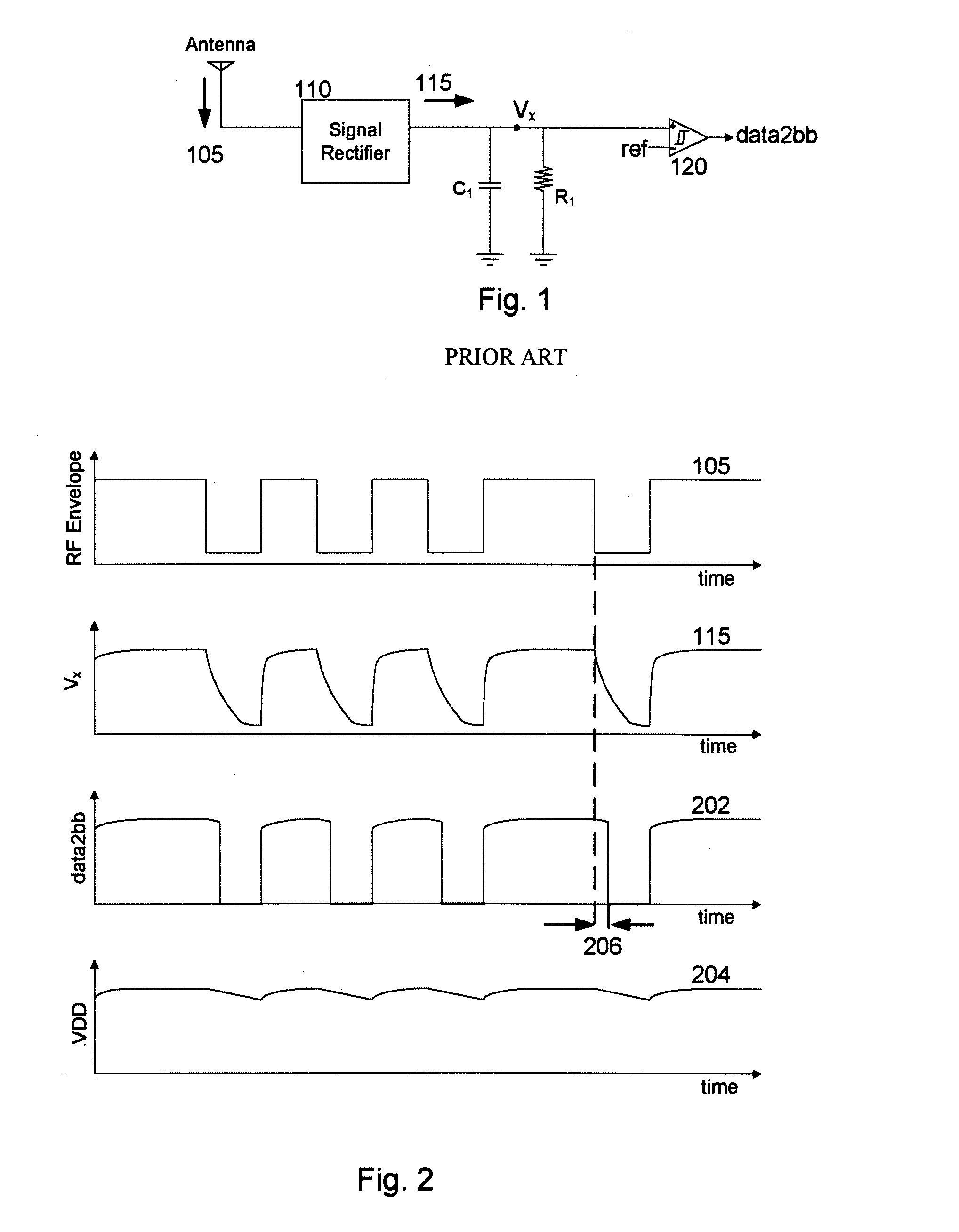 Envelope detection circuit for low power communication systems