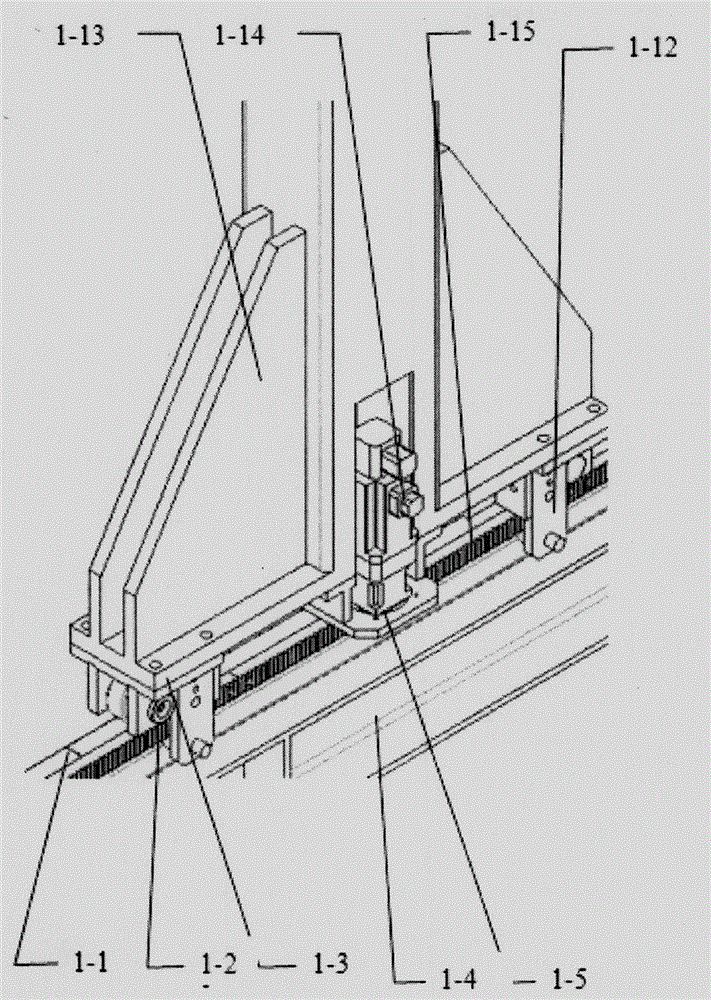 Automatic feeding and blanking system for glass milling machine