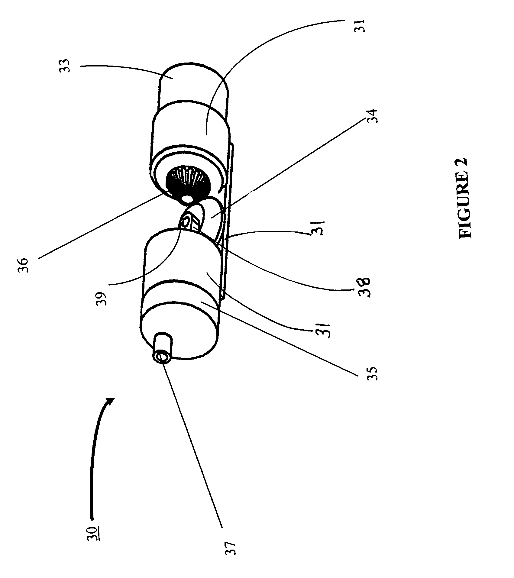 Battery operated airbrush