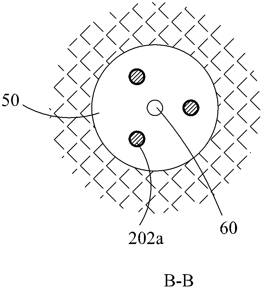 Pressure dispersion type yielding anchor cable